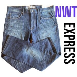 Express Rocco Jeans Slim Fit Skinny Lrg 34x30